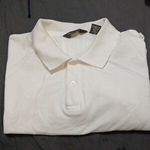 Eddie Bauer Men's White Polo Shirt